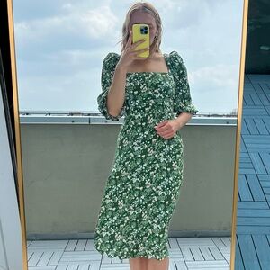 Reformation Enid Dress in Autumnal size 2